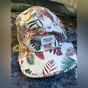 Shaw Park Flat Duck Bill Tropical Print Women's Hat - Multicolor